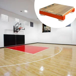 New Arrivals Eco Friendly High Density Indoor Wood Basketball Court Maple Flooring Easy Installation
