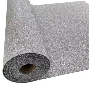 New Design 4mm Thick Custom Gray Rubber Tile 100% Epdm Rubber Flooring Roll for Gym