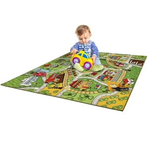 New Design Custom Printed Children Baby Play Floor Playing Mat Carpet Kids Rugs