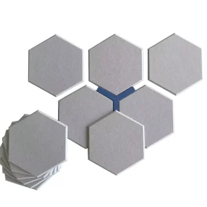New Design High Density Hexagon Acoustic Panels Sound Absorbing Wall Panel for Auditorium
