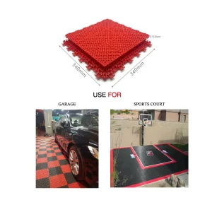 New Design Pvc Rubber Skating Sport Outdoor Garage Floor Tiles