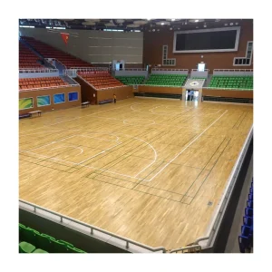 Fiba Approved Basketball Court Flooring Indoor Tile Portable Wood Panel Rubber Hevea Handball Gym Fustal Full Attack