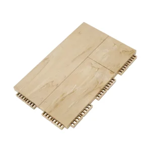 New Indoor Wood Look Surface Basketball Courts Used PP TPE Synthetic Sports Flooring