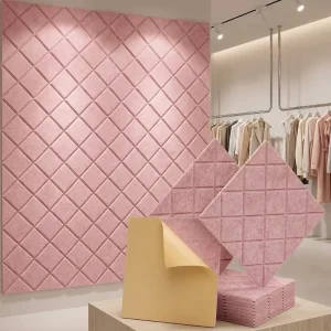 New Style PET Felt Acoustic Panels Soundproof Insulation Wall Board for Auditoriums and School