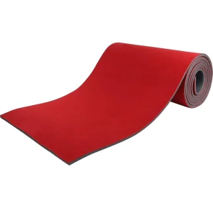 No-Cut Cheerleading Mat Non-Flex Carpet XPE/Nylon Bonded Foam Roll Mat 3.5-5 cm Thick, 35 kg/m³ Density