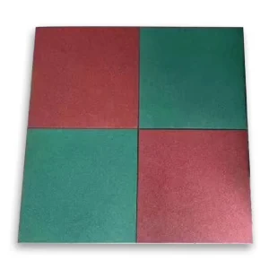 Noise-Absorbing Eco-Friendly EPDM Rubber Fitness Mat, Outdoor Anti-Skid Safety Flooring Sheet for Kids