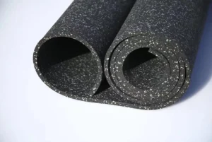 Noise Proof Floor Mat Black Spark Rubber Sheet Gym Floor
