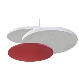 Noise Reduction Acoustic Cloud Lightweight Easy Install Acoustic Hanging Suspended Ceiling Baffle Ceiling Panels Dia 900 1200mm