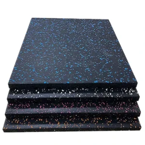Noise Reduction Shock-Absorbing Rubber Floor Tiles for Fitness Gyms