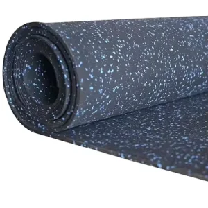 Noise Reduction Shock Absorption 3mm Thickness Gym Fitness Floor Roll Rubber