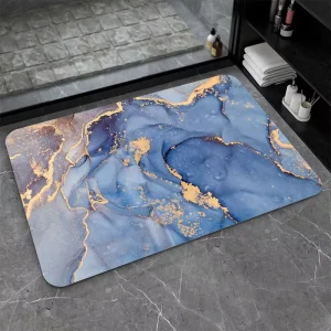 Non-Slip Absorbent Washroom Bath Mat Set