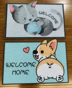 Non Slip Custom Printing Front Logo Door Mats for Home Entrance