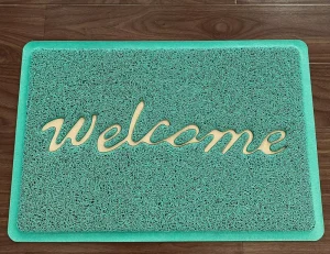 Non-Slip Custom Welcome Front Logo Door Mat for Home Entrance