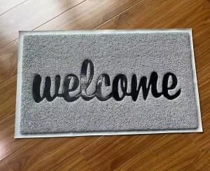 Non Slip Custom Welcome Front Logo Door Mats for Home Entrance