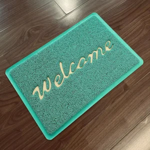Non-Slip Custom Welcome Logo Door Mat for Home Entrance