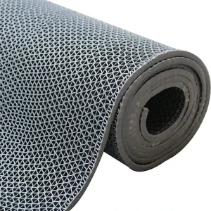 Non-Slip Drainage Mat Commercial Waterproof Floor Mat 5.5mm Indoor Outdoor Wet Area S-Shaped