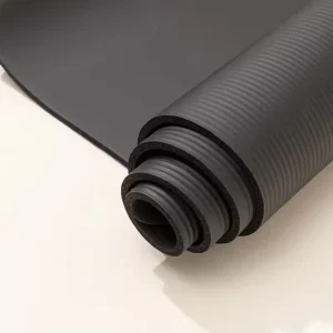 Non Slip Durable NBR Yoga Mat 15mm Thick Waterproof Eco-Friendly Folding Pilates Gym Exercise Mat 185cm Carrying Bag