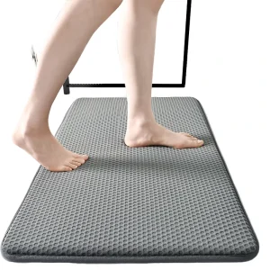 Non-Slip Extra-Soft Absorbent Memory Foam Bath Mats and Rugs, Modern Design for Home and Hotel