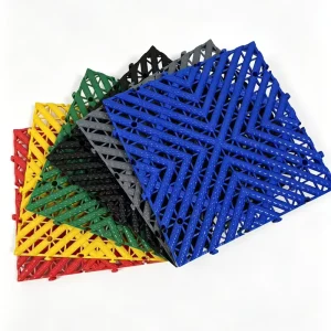 Non-Slip Grid Mat Interlocking Grate Board for Car Wash, Garage and Industrial Drainage