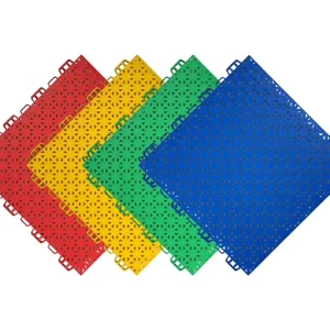 Non-Slip High-Density Fireproof Interlocking Eco-Friendly PP Plastic Floor Tiles for Indoor and Outdoor Badminton Courts and Backyards