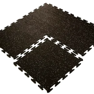 Non-Slip High Density Interlocking Rubber Gym Floor Mat for Fitness and Taekwondo Customizable Waterproof
