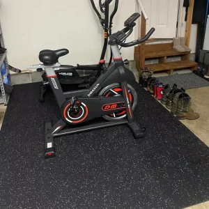 Non Slip Interlocking Rubber Mats Eco Friendly Durable Floor Protection for Gym Garage Warehouse Basement Fitness Equipment