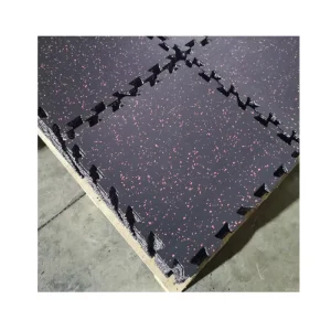 Non Slip Outdoor Easy Installation Interlocking Rubber Gym Flooring Tiles Mats