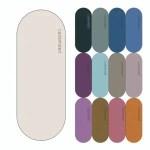 Non-Slip Pilates & Yoga Mat Solid Color Rubber for Women’s Fitness and Weight Loss