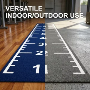 Non Slip Standard Size Short Pile Sled Track Mat Custom Color Gym Turf for Athletic Clubs