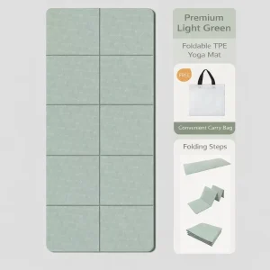 Non-Slip TPE Yoga Mat for Gym and Home Workouts