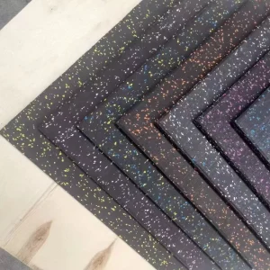 Non-Slip Waterproof Composite Rubber Tile Gym Flooring Fitness Mat Protective Equipment