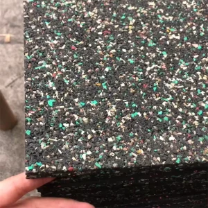 Non-Slip Waterproof Rubber Floor Tiles, Puzzle Exercise Floor Mat for Gym