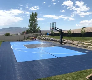 Non-Slip Waterproof Synthetic Sports Flooring Tile for Outdoor Basketball Courts Manufacturer