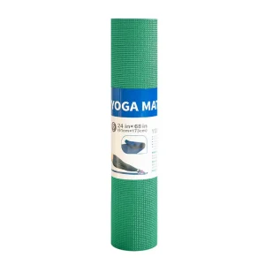 Non-Slip Waterproof Wear-Resistant Vinyl Yoga Exercise Mat with PVC-Coated Backing