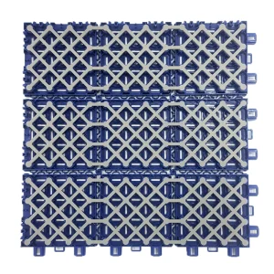 Non Slip Weather Resistant PP Modular Interlocking Sports Flooring Superior Drainage for Futsal Basketball & Roller Skating