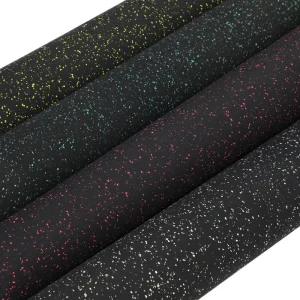 Non-Toxic 3mm-50mm Rubber Gym Floor