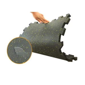 Non Toxic EPDM Dotted Colorful Interlock Gym Rubber Flooring Mat