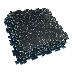 Non-Toxic Gym Fitness Interlocking Rubber Flooring Mat Tiles
