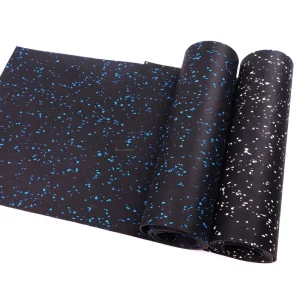 Non-Toxic High-Density Eco-Friendly Waterproof Anti-Slip Shock-Absorbing Durable Weight Lifting Fitness Rubber Roll Gym Flooring