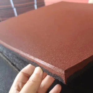 Non-Toxic Puzzle Rubber Flooring Tile Gym Interlock Fireproof Interlocking Brick