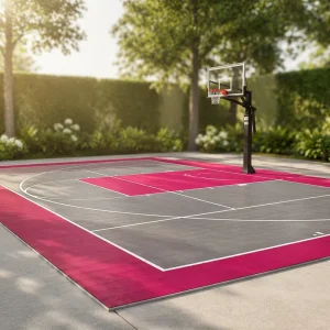 Non-slip Drainage Interlocking Basketball Court Suspended Floor Tiles Outdoor Modular PP Sports Flooring Shock-absorbing