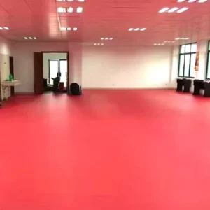 Non slip PVC Vinyl Sports Table Tennis Courts Flooring Indoor Sports Flooring Customized Pvc Sports Flooring