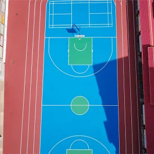 Non toxic Acrylic Coating Sports Court Flooring Indoor Outdoor Basketball Pickleball Court Runway Hard Floor Cushion Compact