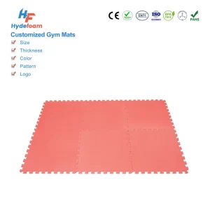 Non-toxic EVA Portable Gym Flooring Mats Soft Touch Anti-slip Bottom Lightweight for Fitness Rehabilitation Training