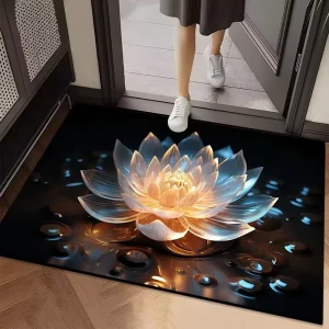 Nordic Style Diatom Mud Super Absorbent Anti Slip Washable Multi Functional Bathroom Rug Mat