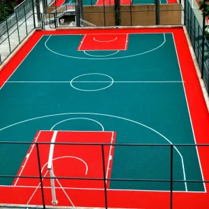 O 01 FIBA Approval Portable Netball Court Sports Flooring Outdoor Futsal Basketball Court