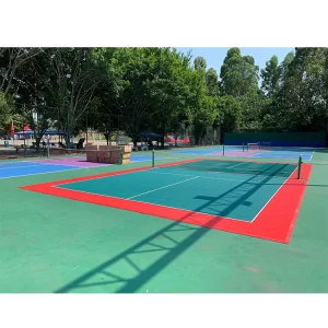O-01 Portable Suspension Type Outdoor Inter Lockable PP Tennis Pickleball Court Flooring Tile Meet Fast Grade Floor