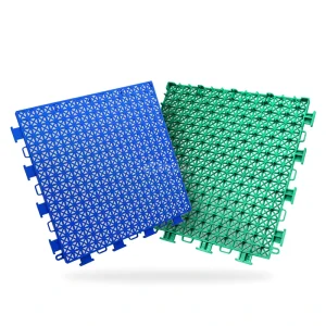 OBANA High Density Modified Plastic Eco friendly Interlocking Tiles Outdoor Shock Absorption Basketball Multi Courts