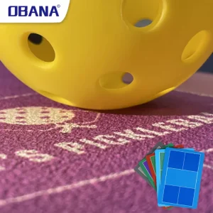 OBANA Pickleball Vinyl Sports Flooring Portable PVC Court Mat For Indoor Outdoor Use