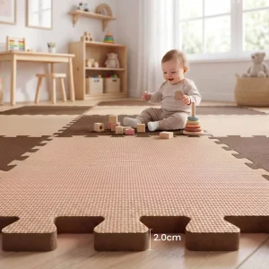 OEM Custom Thick Shock Absorbing EVA Foam Mats Waterproof Interlocking Floor Pad for Indoor Camping Toddler Play